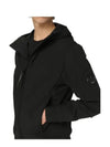 Shell R Hooded Jacket Black - CP COMPANY - BALAAN 5