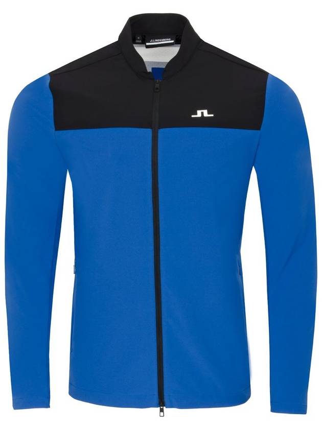 Jeff Hybrid Zip-Up Jacket Nautical Blue - J.LINDEBERG - BALAAN 2