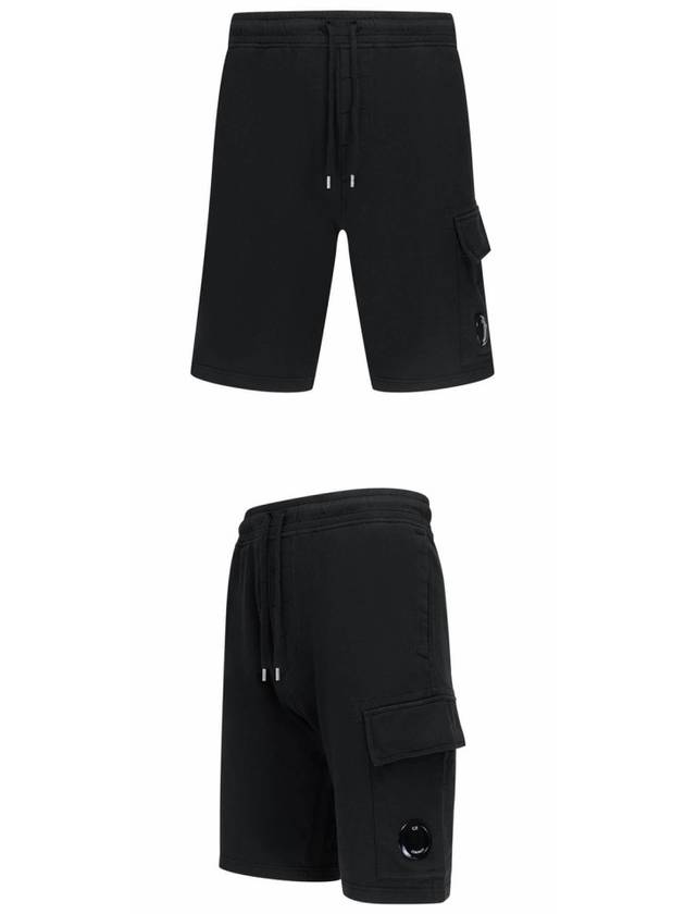 Lens Wappen Pocket Training Shorts Black - CP COMPANY - BALAAN.