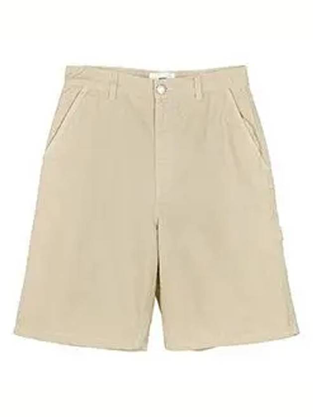 Men's Worker Fit Bermuda Shorts Beige - AMI - BALAAN 6