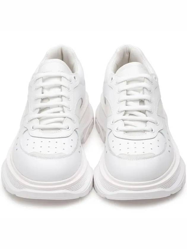 Men's Tread Moto Low Top Sneakers White - ALEXANDER MCQUEEN - BALAAN 3