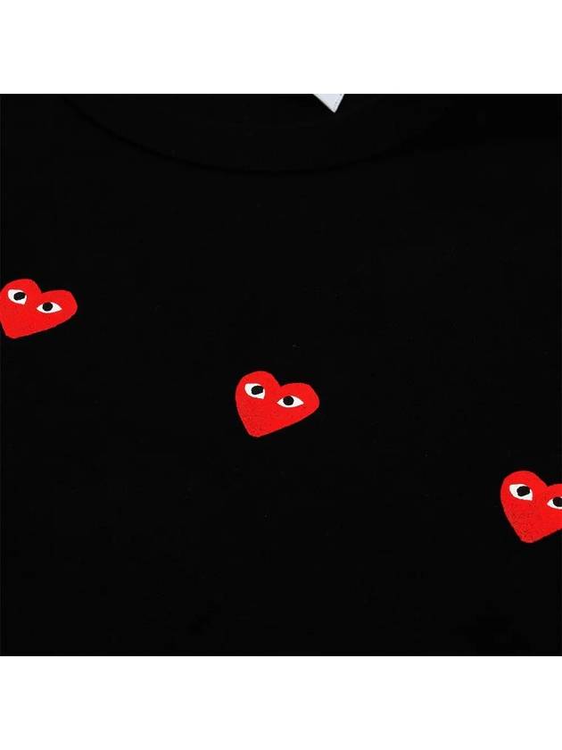 Logo Print Cotton Short Sleeve T Shirt Black - COMME DES GARCONS - BALAAN 3