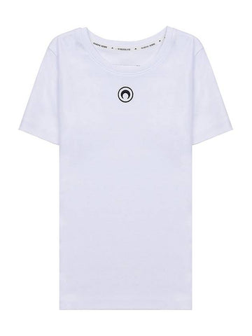 Women s Organic Cotton T Shirt WTT012 WH10 - MARINE SERRE - BALAAN 1