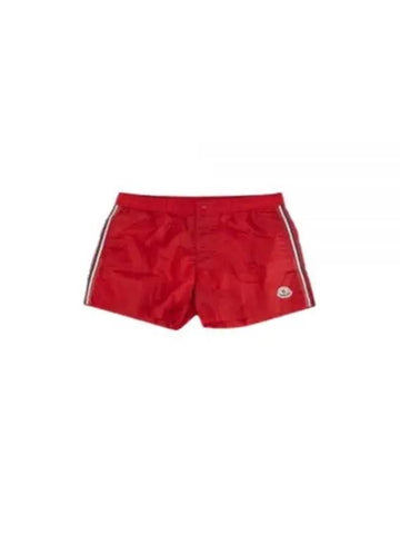 24 2C00021 53326 455 Logo Patch Swim Shorts - MONCLER - BALAAN 1