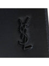 Monogram Logo Tiny Large Clutch Bag Black - SAINT LAURENT - BALAAN.