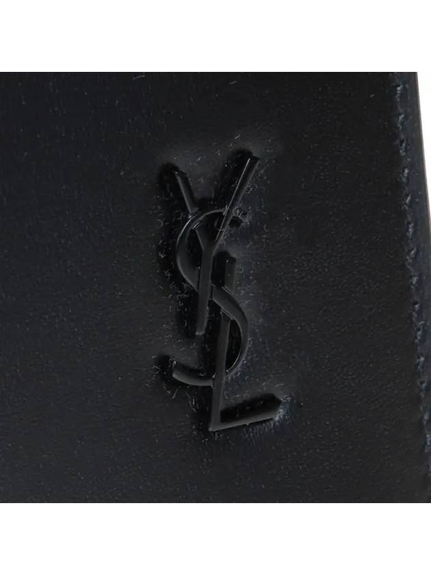 Monogram Logo Tiny Large Clutch Bag Black - SAINT LAURENT - BALAAN 8