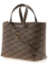 BB Monogram Coated Canvas Signature Small East West Shopper Tote Bag Beige Brown - BALENCIAGA - BALAAN 3