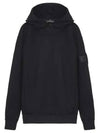 Compass Wappen Patch Cotton Hoodie Black - STONE ISLAND - BALAAN 2