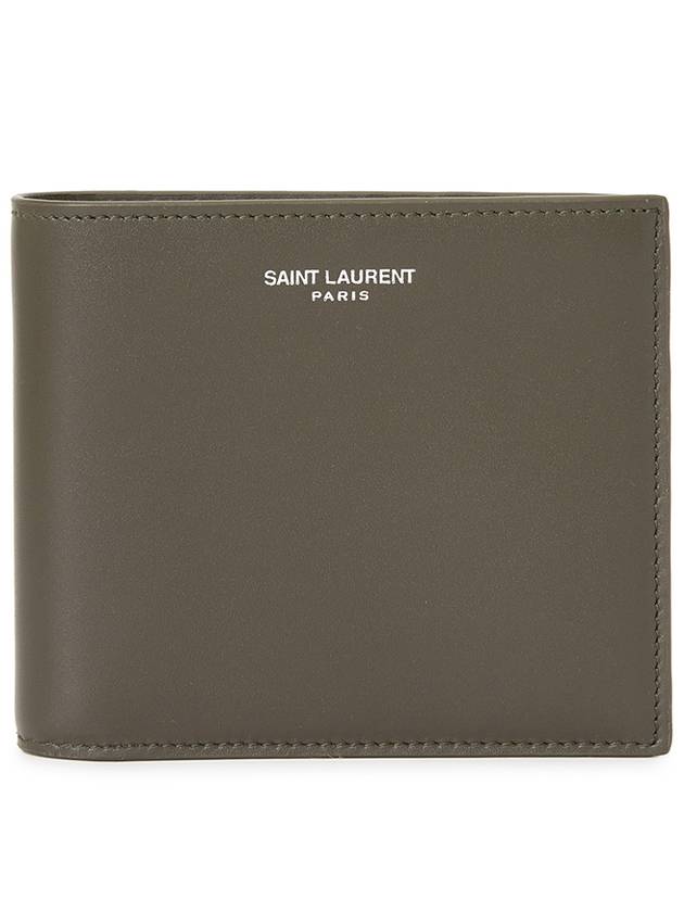 East West Leather Half Wallet Light Musk - SAINT LAURENT - BALAAN 2