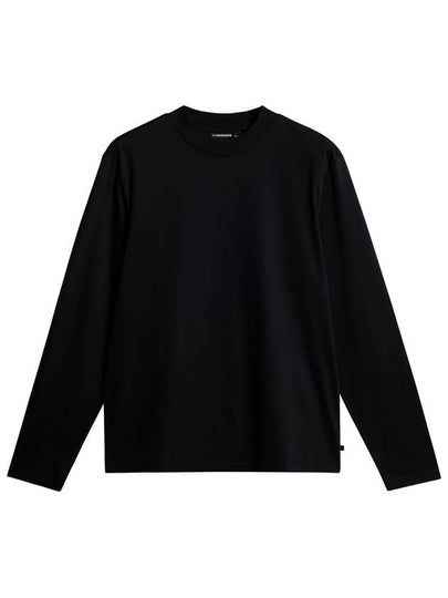 Ace Mock Neck Long Sleeve T-Shirt Black - J.LINDEBERG - BALAAN 2