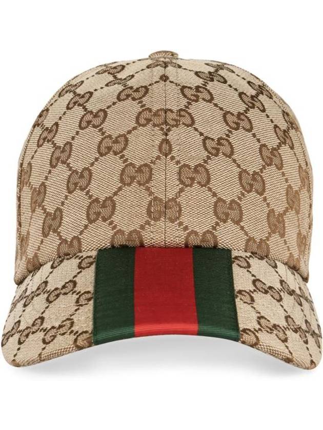 Original GG Base Ball Cap Beige Ebony - GUCCI - BALAAN 3