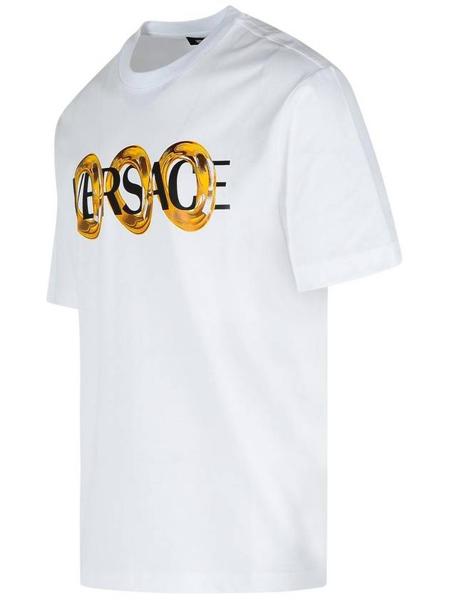 Versace White Cotton T-Shirt - VERSACE - BALAAN 2