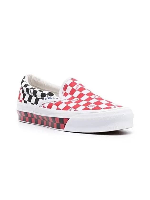 Men's Checkerboard OG Classic LX Low Top Sneakers - VANS - BALAAN 3