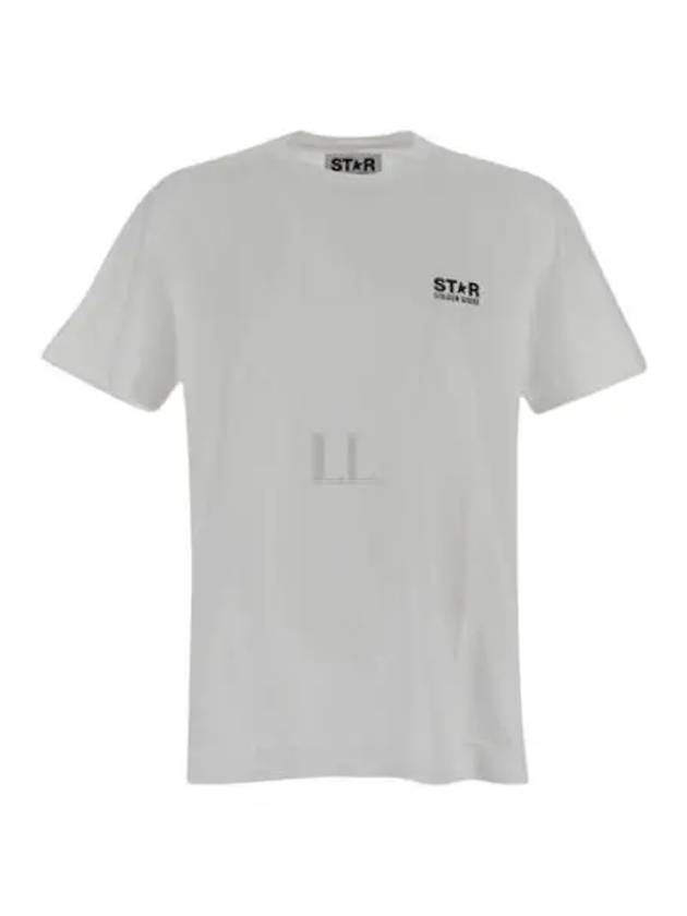 Star Logo Print Short Sleeve T-Shirt White - GOLDEN GOOSE - BALAAN 2