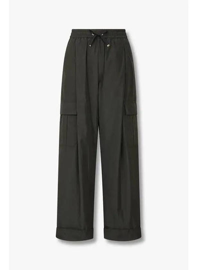 Women s One Tuck String Cargo Pants Black - HERNO - BALAAN 1