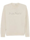 KASSEL glitter logo cashmere knit beige 2429366163 008 - MAX MARA - BALAAN 1