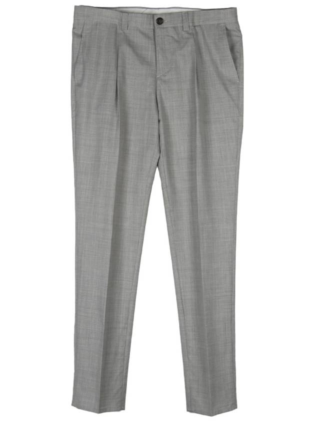 Men's Classic Slacks Grey - BRUNELLO CUCINELLI - BALAAN 1