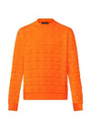 LV Dove Quilted Sweatshirt Orange - LOUIS VUITTON - BALAAN 1