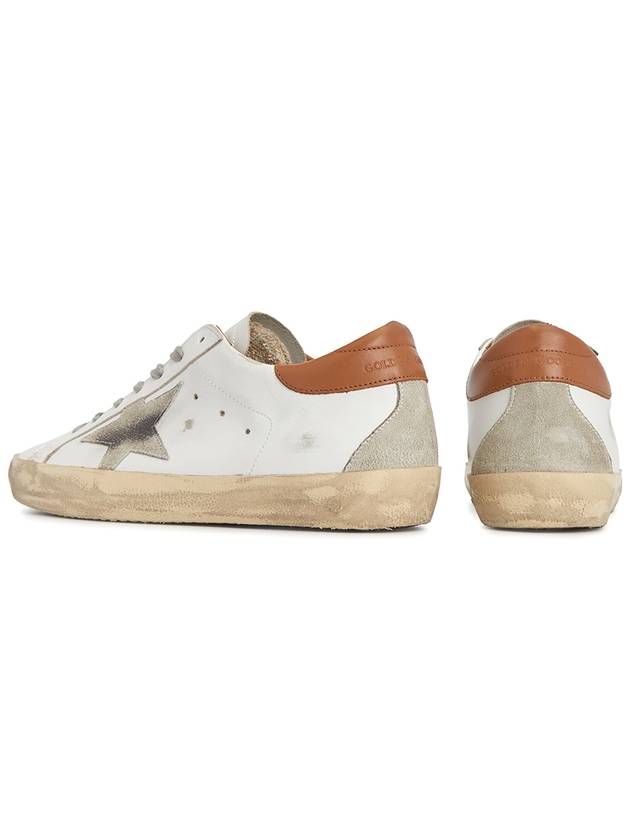 Superstar Brown Tab Sneakers White - GOLDEN GOOSE - BALAAN 8