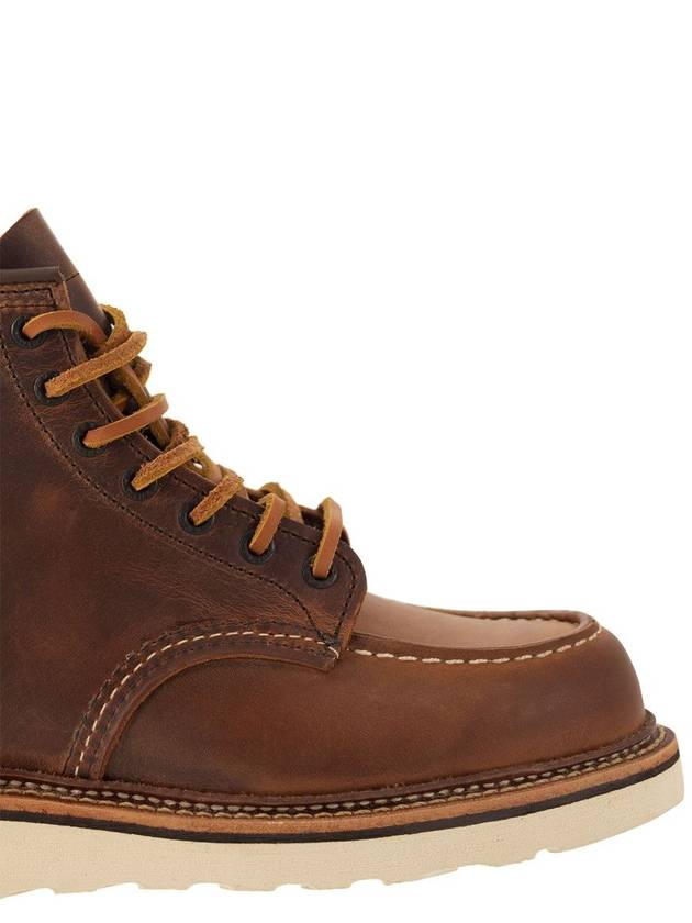 Men's Lace Up Ankle Boots Brown - RED WING - BALAAN 7