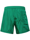 Logo Swim Shorts Emerald Green - MONCLER - BALAAN 3