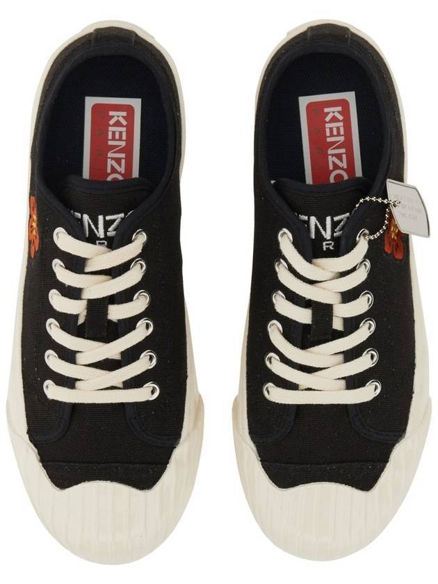 Shool Boke Flower Low Top Sneakers Black - KENZO - BALAAN 5