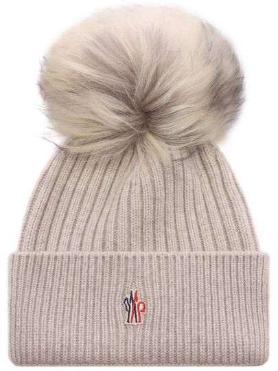 Women s Grenoble Pom Cashmere Beanie 3B00017 M1223 230 24F - MONCLER - BALAAN 2