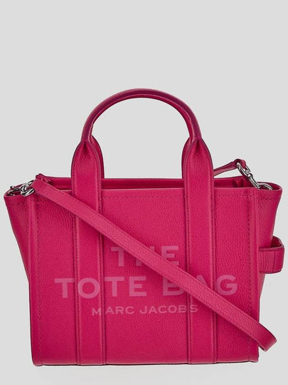 Small Leather Tote Bag Fuchsia - MARC JACOBS - BALAAN 2