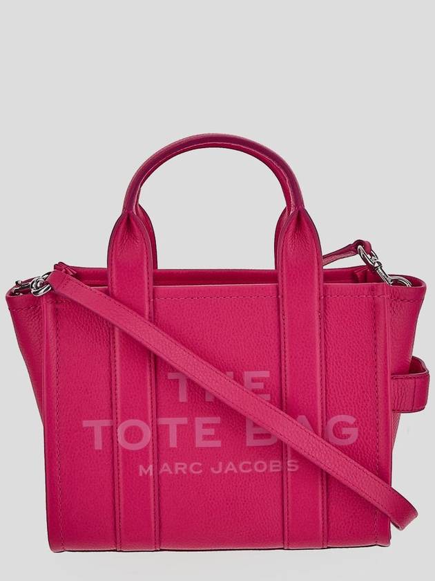 Small Leather Tote Bag Fuchsia - MARC JACOBS - BALAAN 2