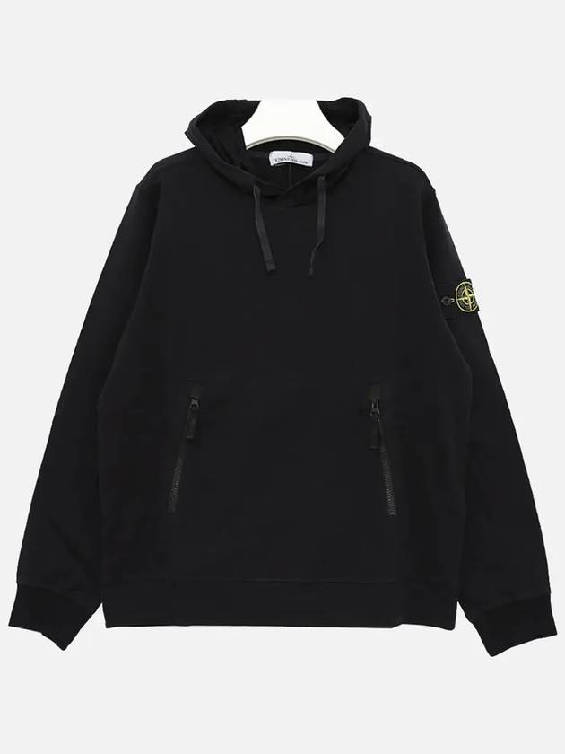 Cotton Waffen Patch Hoodie Navy - STONE ISLAND - BALAAN 3