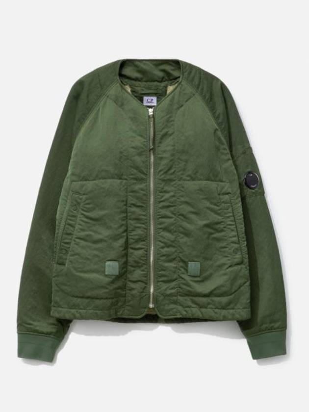 Nylon B Lined Bomber Jacket Green - CP COMPANY - BALAAN 2