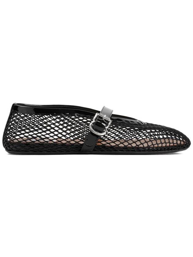 Buckle Strap Mesh Flats Black - ALAIA - BALAAN 2