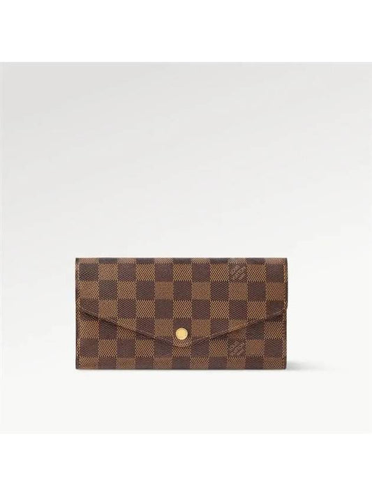 Sarah Damier Long Wallet Brown - LOUIS VUITTON - BALAAN 2