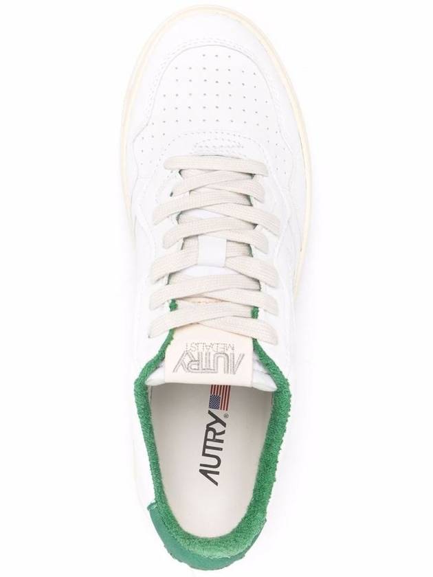 Medalist Green Tab Low Top Sneakers White - AUTRY - BALAAN 4