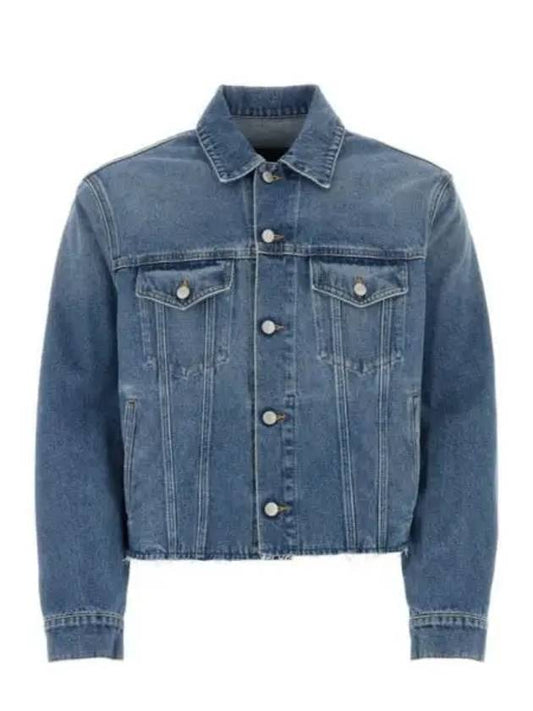 MM6 Margiela SH0AM0026 S30589 965 Denim Jacket - MAISON MARGIELA - BALAAN 1