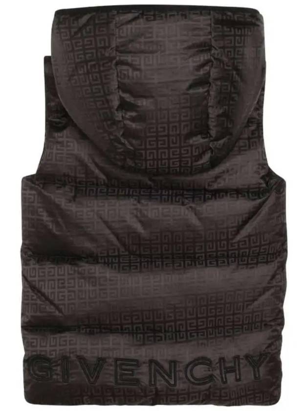 Kids Full Logo Down Padded Vest Black H26139 - GIVENCHY - BALAAN 2