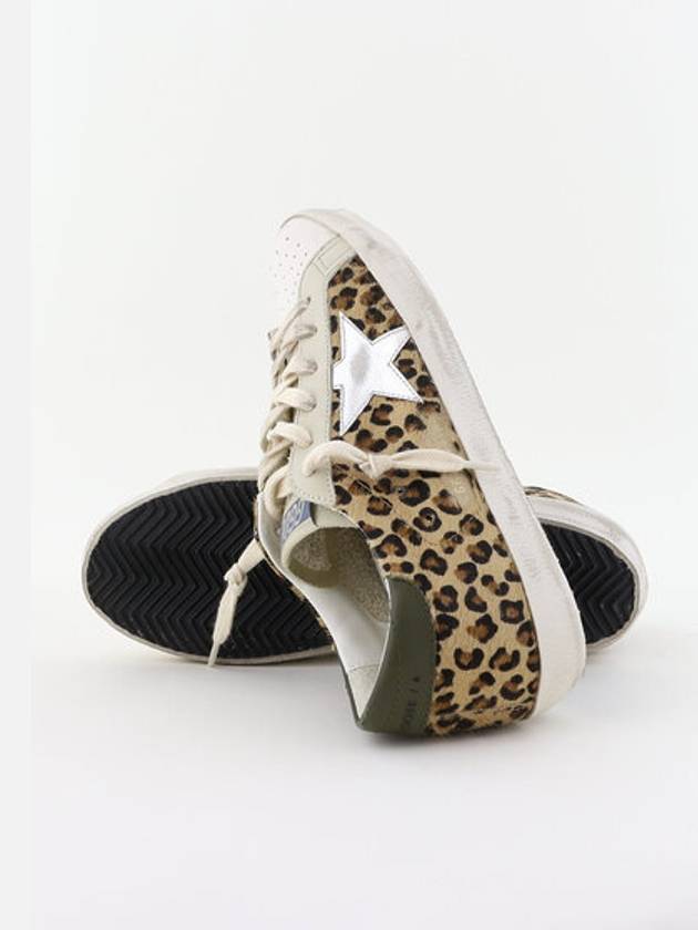 Superstar Classic Leopard Low Top Sneakers Brown - GOLDEN GOOSE - BALAAN 4