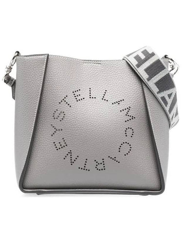 logo strap shoulder bag gray - STELLA MCCARTNEY - BALAAN 1