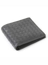 Intrecciato Weaving Half Wallet Dark Grey - BOTTEGA VENETA - BALAAN 3