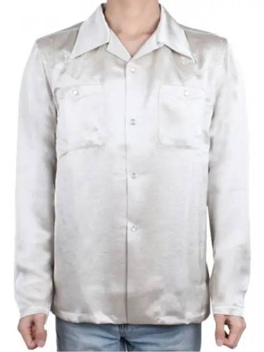 Men s Cowboy Satin Shirt Beige OT200 271303 1119506 - NEEDLES - BALAAN 1