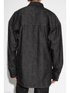 Football Denim Cotton Long Sleeve Shirt Black - VIVIENNE WESTWOOD - BALAAN 4