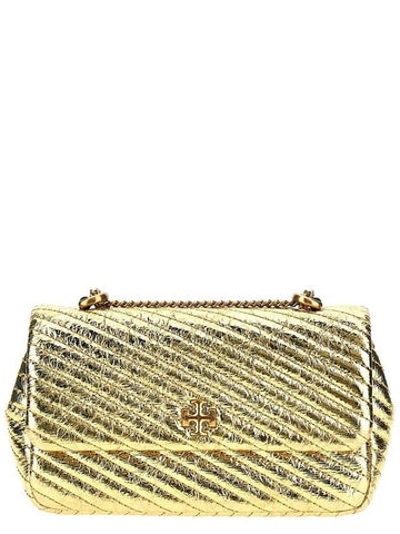 Tory Burch 'Kira Metallic Moto Quilt Mini' Crossbody Bag - TORY BURCH - BALAAN 1