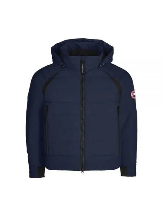 Highbridge Base Down Mat Hood Padding Atlantic Navy - CANADA GOOSE - BALAAN 2