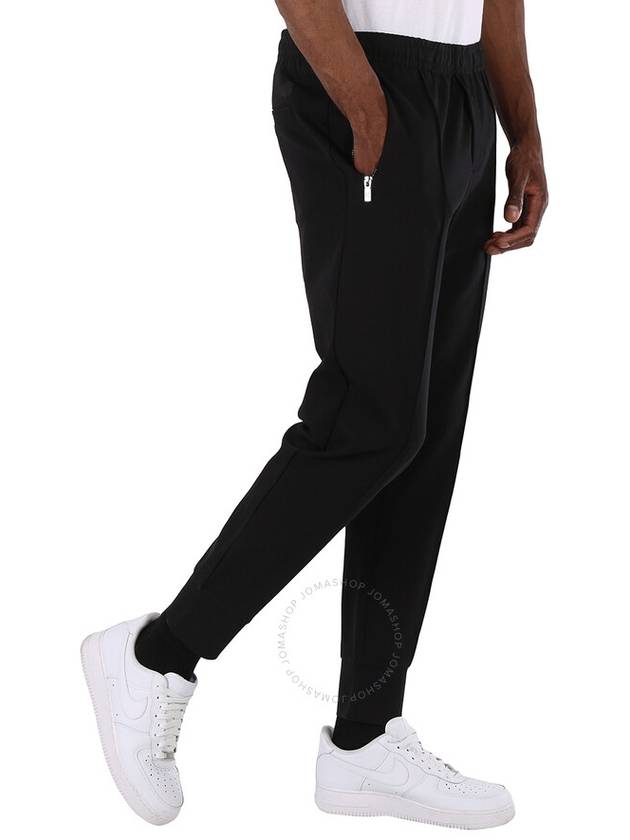 Zipper Pocket Track Pants Black - EMPORIO ARMANI - BALAAN 3