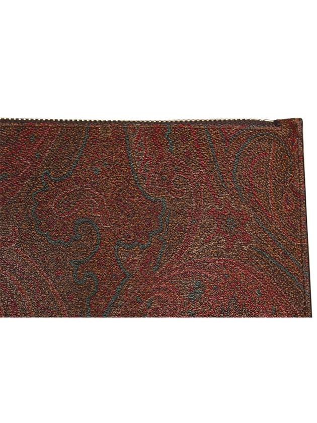 Paisley Clutch Bag Brown - ETRO - BALAAN 8