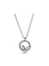 Sparkling Herbarium Circle Cluster Necklace Silver - PANDORA - BALAAN 3