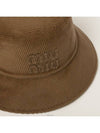 Velvet Bucket Hat Brown - MIU MIU - BALAAN 3