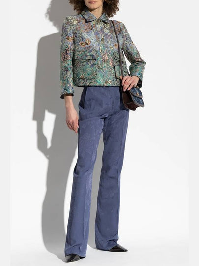 Etro Creased Trousers, Women's, Blue - ETRO - BALAAN 2