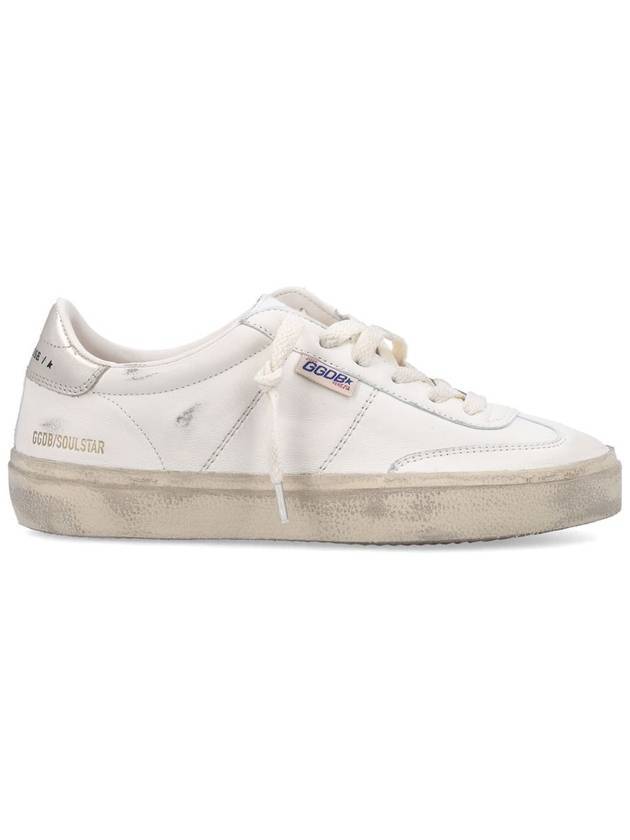 Soul Star Distressed Leather Sneakers White - GOLDEN GOOSE - BALAAN 1