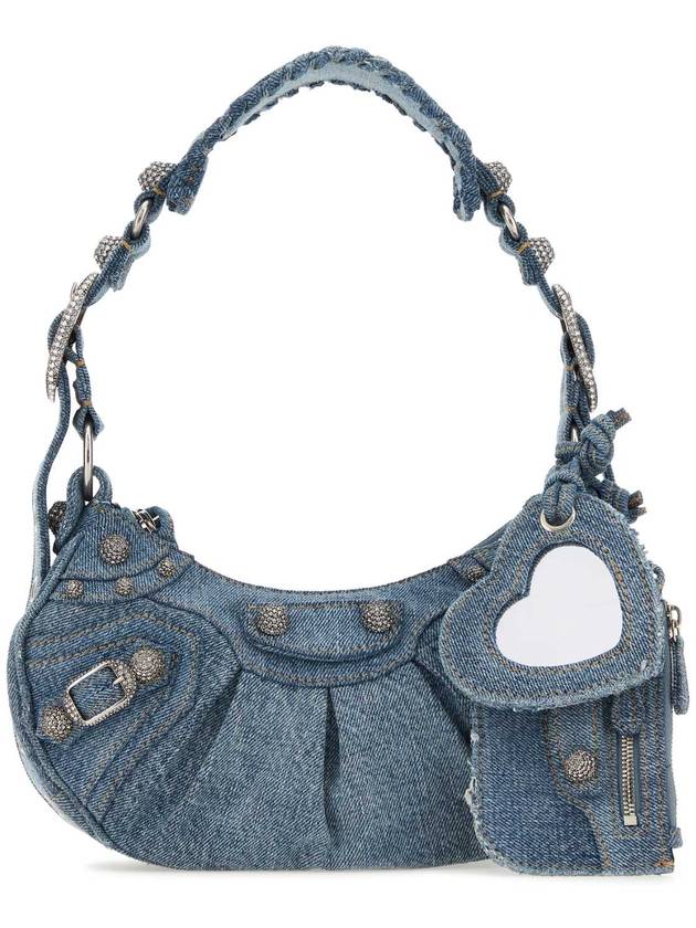 Le Cagole XS Shoulder Bag Denim Blue - BALENCIAGA - BALAAN 1